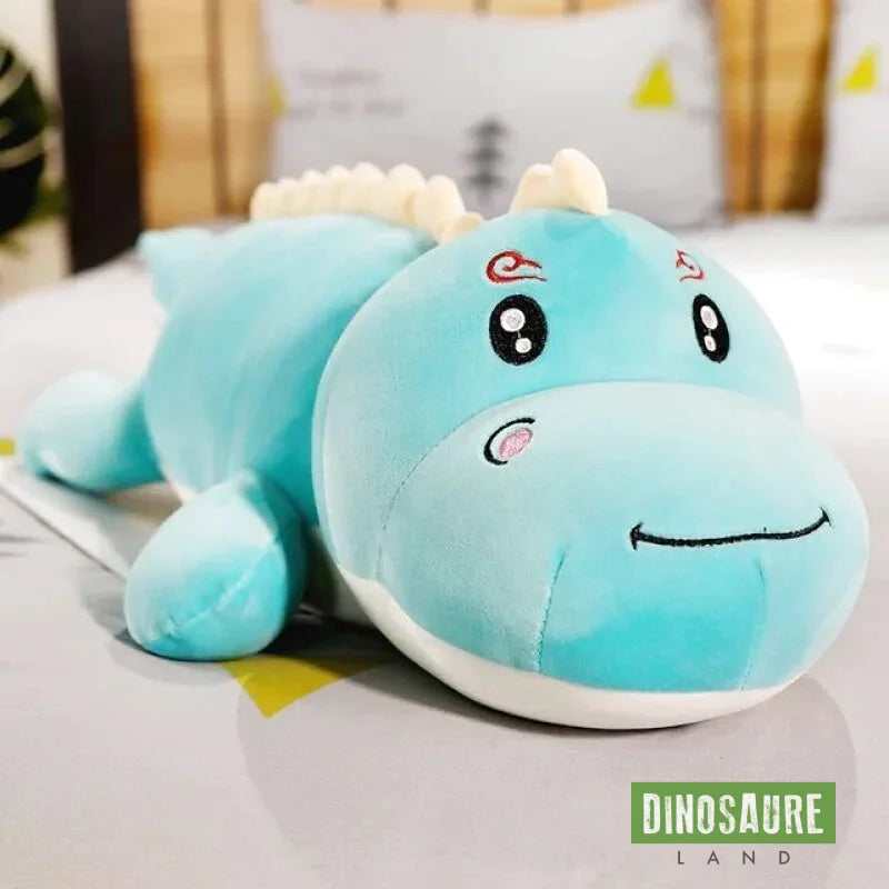 Peluche Dinosaure XXL Bleu - 50-100cm