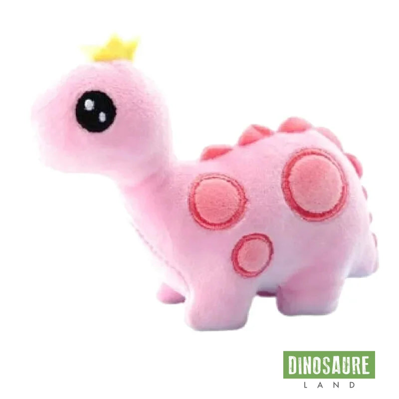 dinosaure fille peluche rose