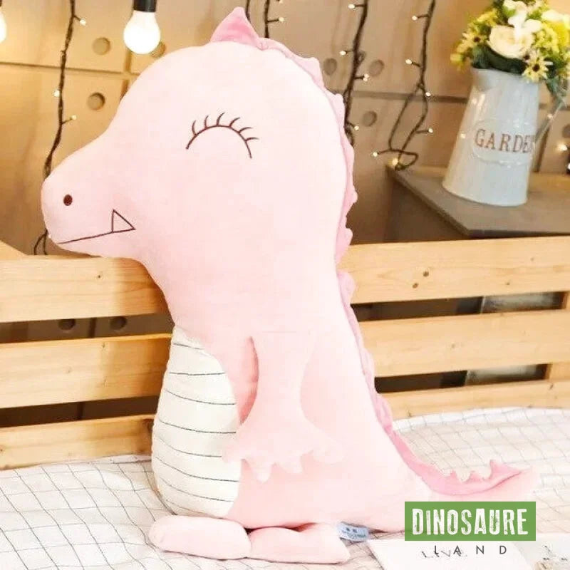 Peluche Petit Pied Dinosaure Rose