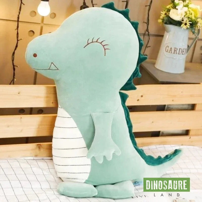 Peluche Petit Pied Dinosaure Vert