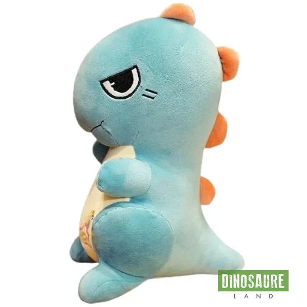 Petite Peluche Dinosaure Bleue