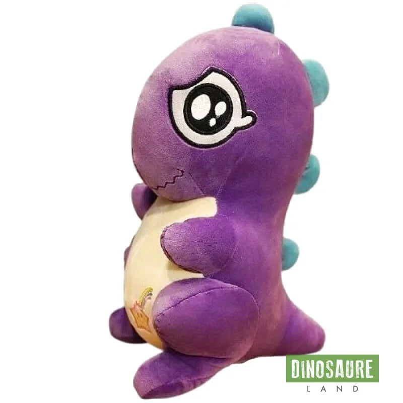 Petite Peluche Dinosaure Bleue Violette