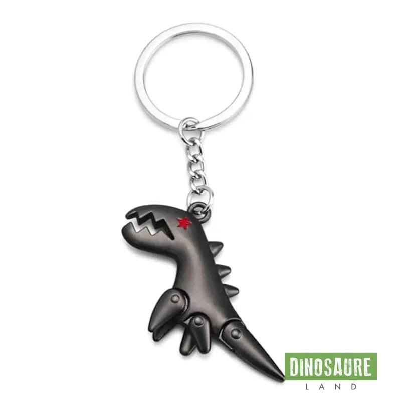 Porte-Clés Dinosaure T-Rex Noir