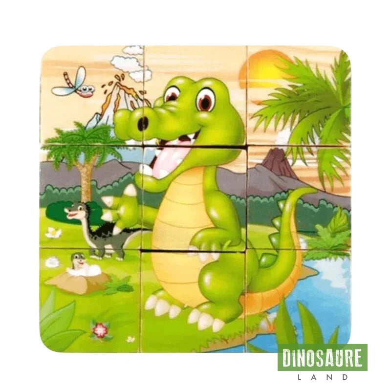 Puzzle 3D Dinosaure en Bois