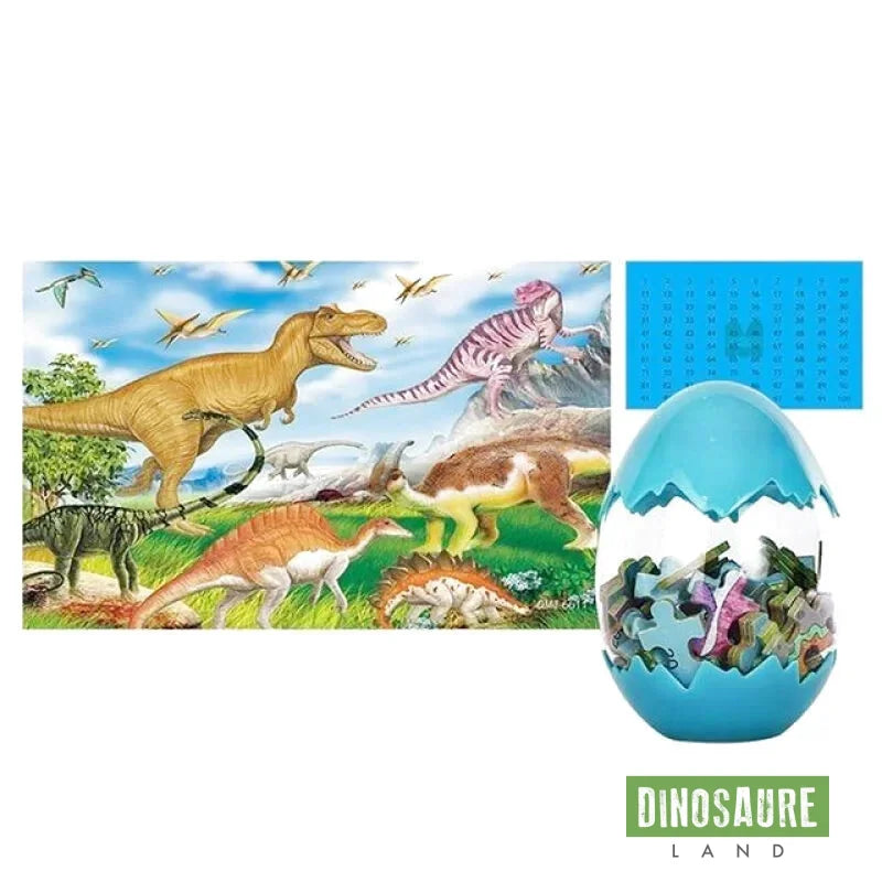 Puzzle Ball Dinosaure Enfant 8 Ans Bleu