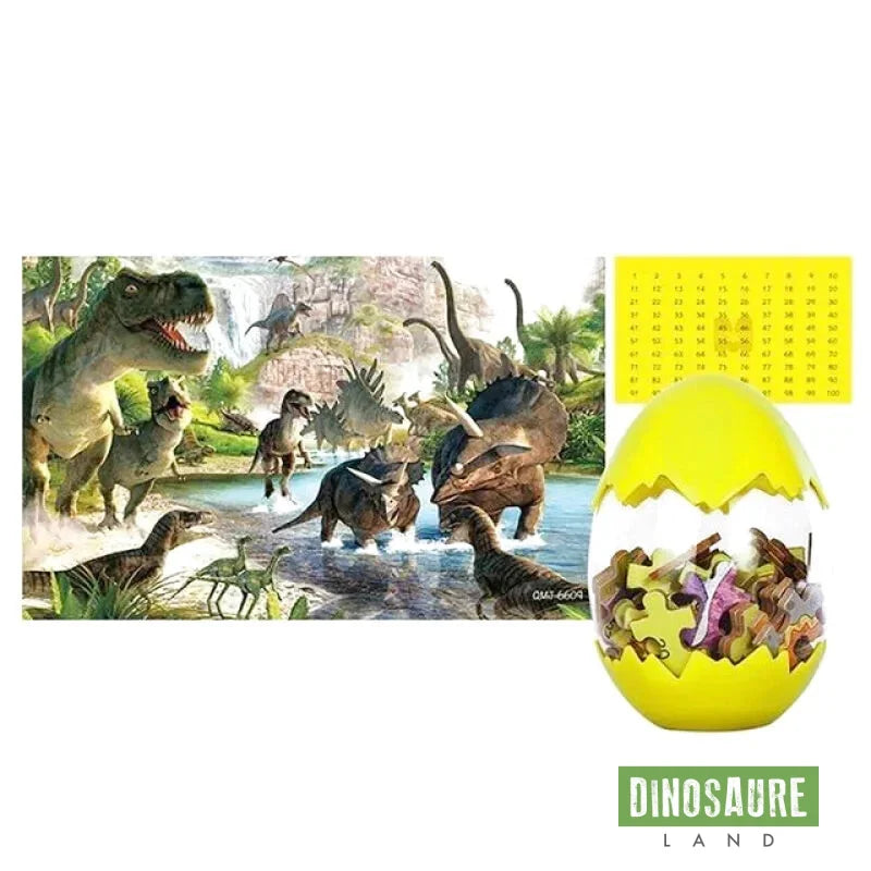 Puzzle Ball Dinosaure Enfant 8 Ans Jaune