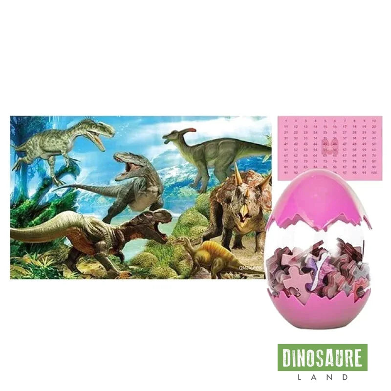 Puzzle Ball Dinosaure Enfant 8 Ans Rose