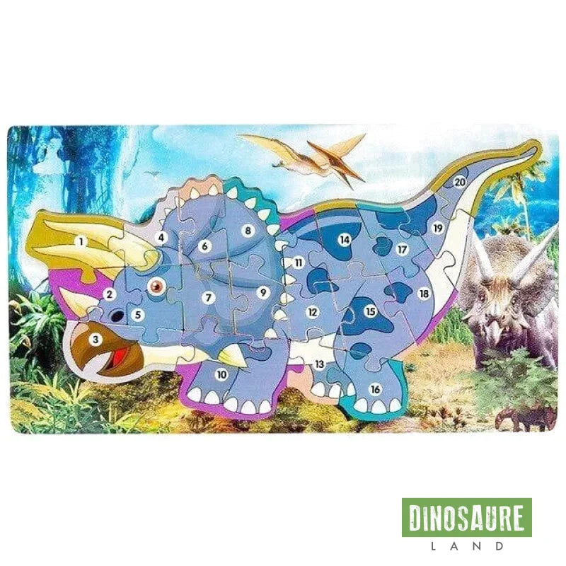 Puzzle Bois 3D Dinosaure