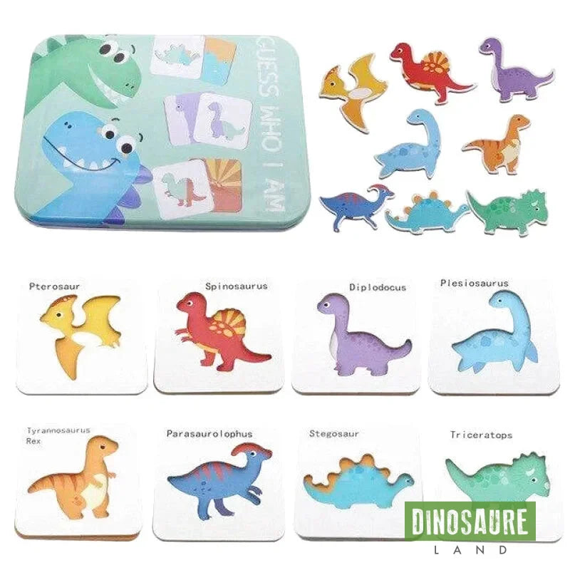 Puzzle Bois Chantourné Dinosaure