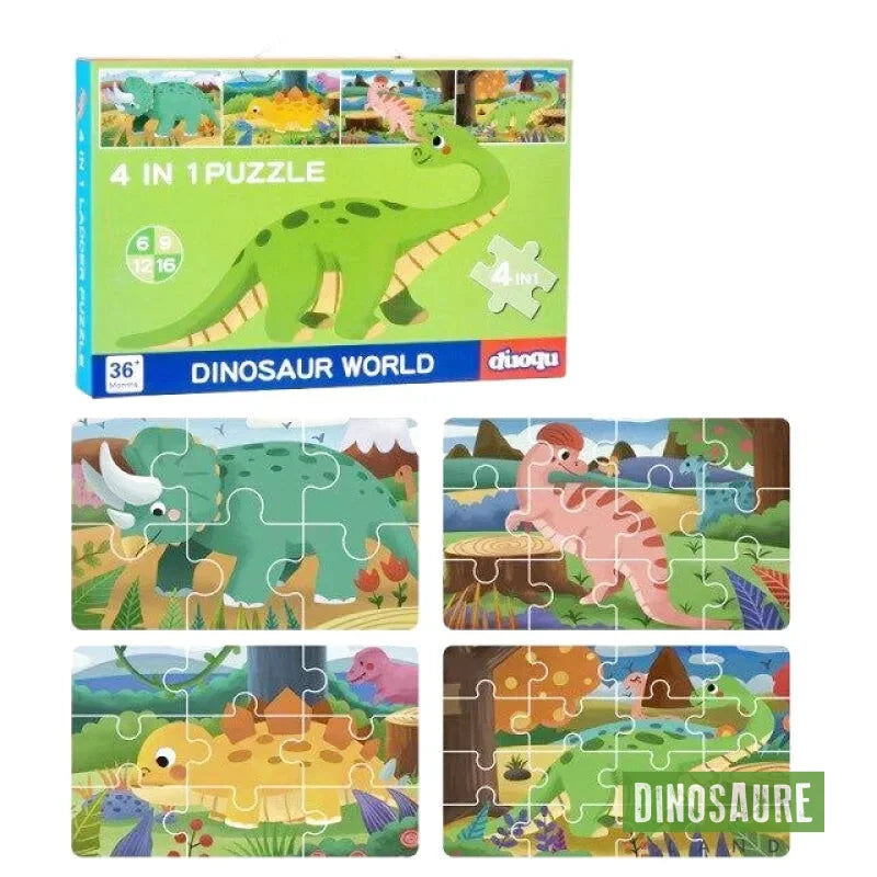 Puzzle Carton Dinosaure