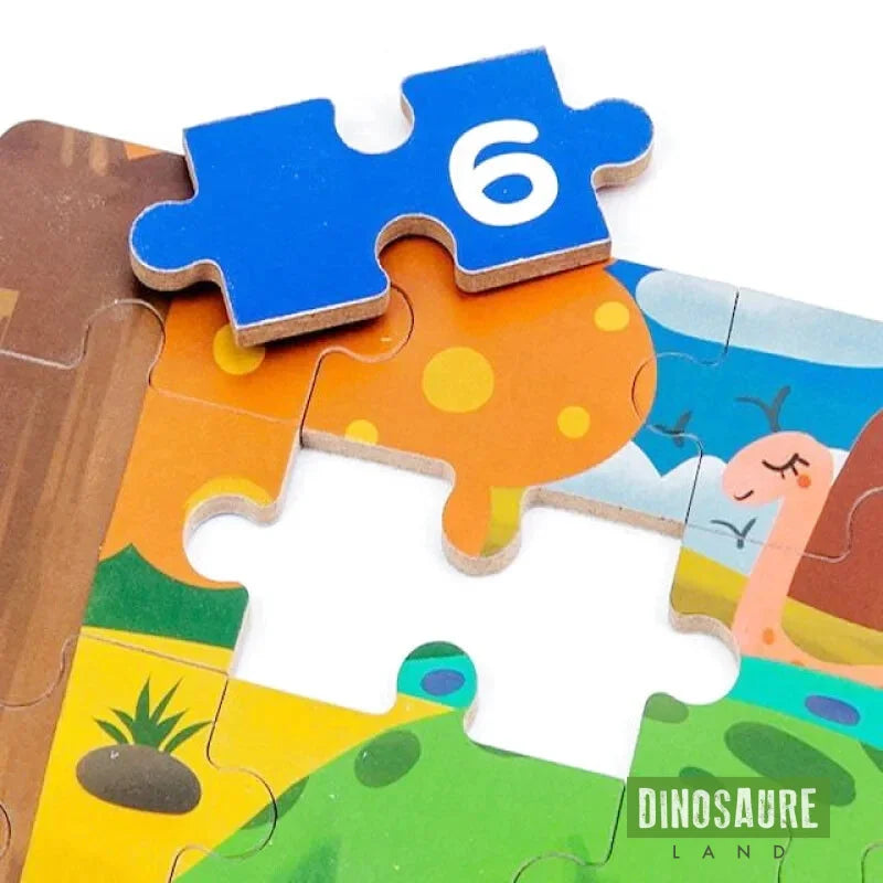 Puzzle Carton Dinosaure