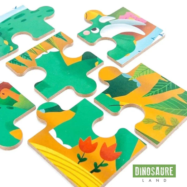 Puzzle Carton Dinosaure