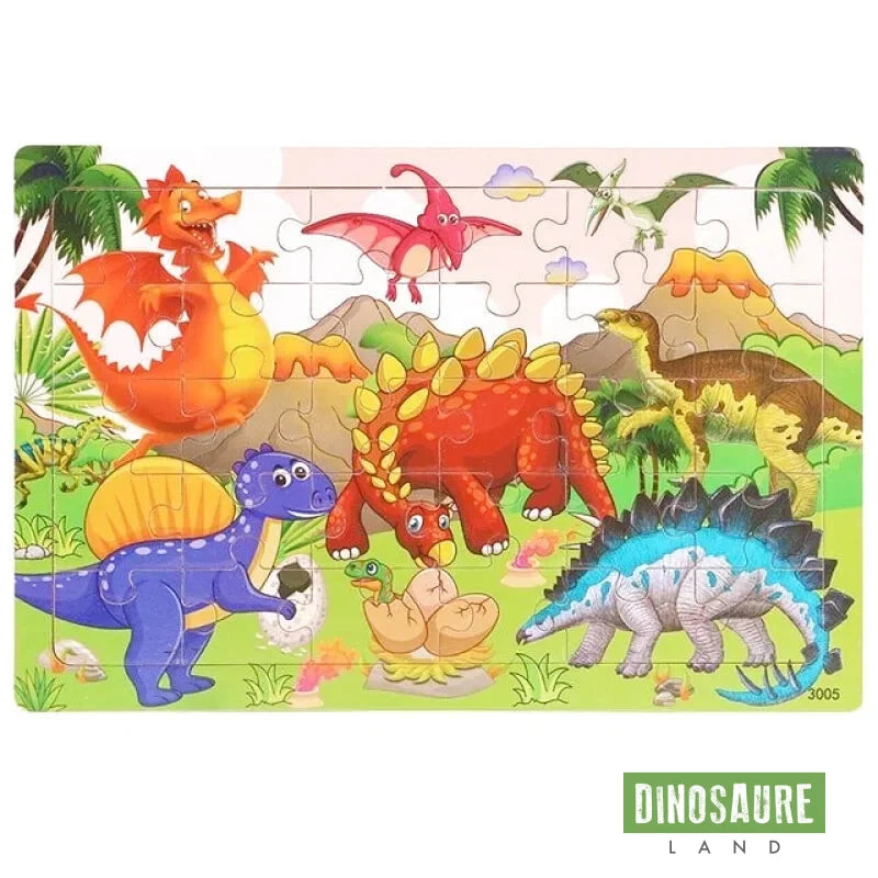 Puzzle Dinosaure 30 Pièces