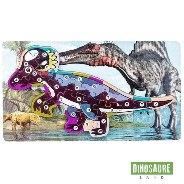 Puzzle Dinosaure 3D Bois