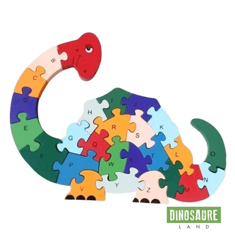 Puzzle Dinosaure 3D en Bois