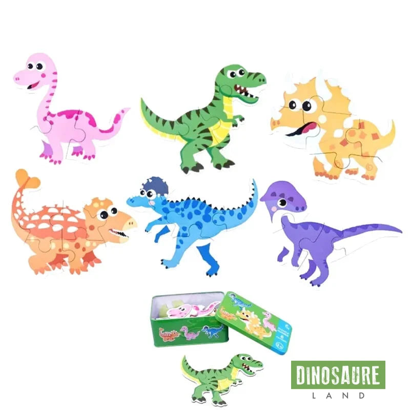 Puzzle Dinosaure 4 Pièces