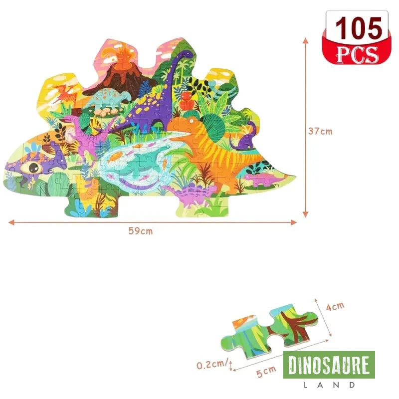 Puzzle Dinosaure 5 Ans