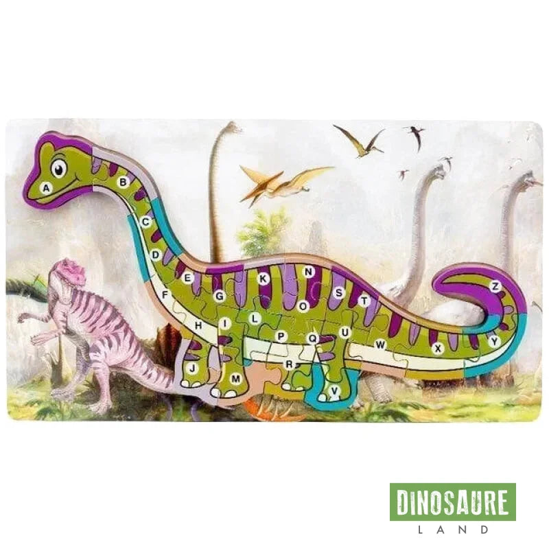 Puzzle Dinosaure Alphabet