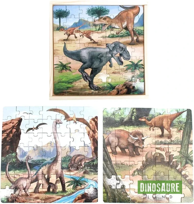Puzzle Dinosaure Monde