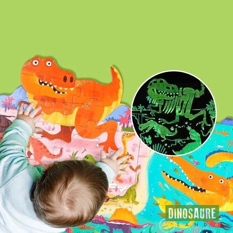 Puzzle Dinosaure Phosphorescent