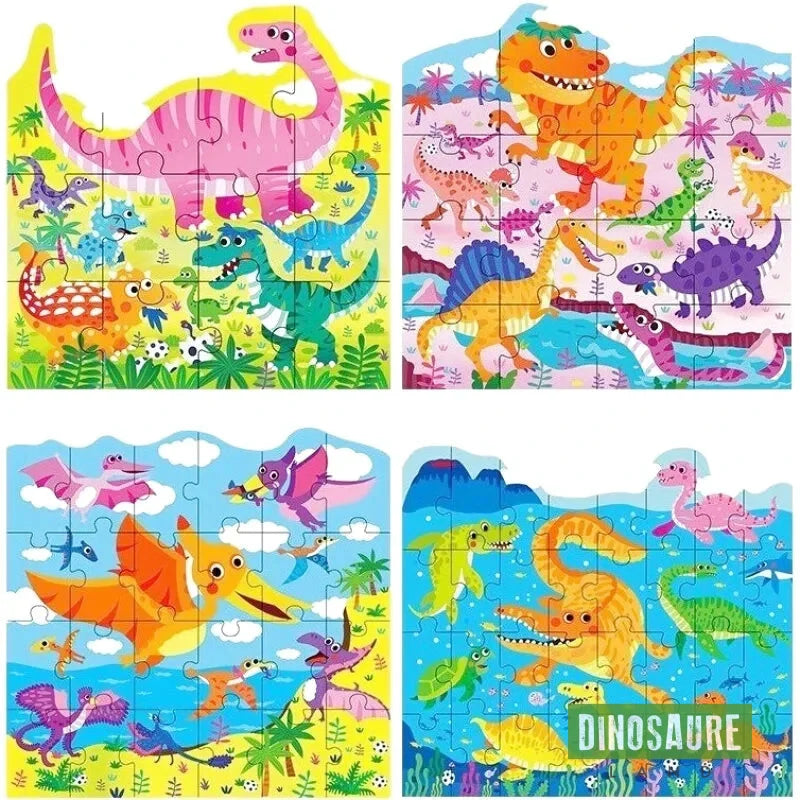 Puzzle en Bois Dinosaure