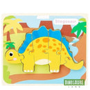 Puzzle Encastrable Bois Dinosaure Stégosaure