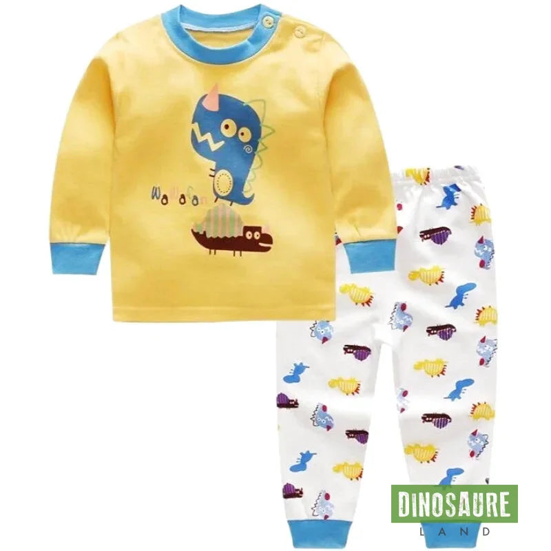 Pyjama Dessin Dinosaure Rose