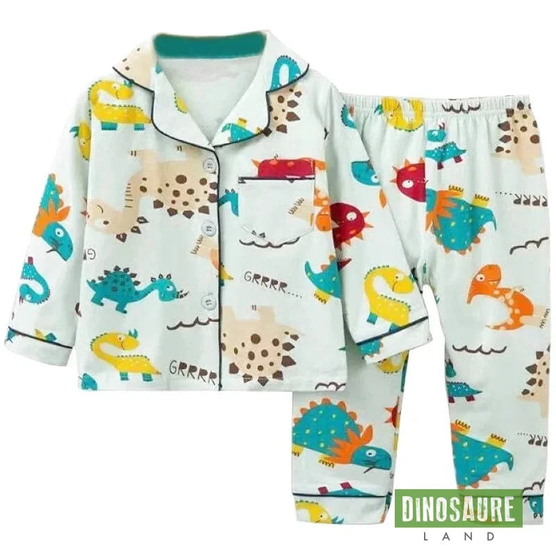 Pyjama Dinosaure 10 Ans Vert