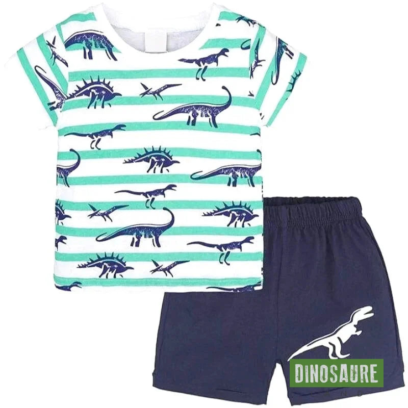 Pyjama Dinosaure à Rayures