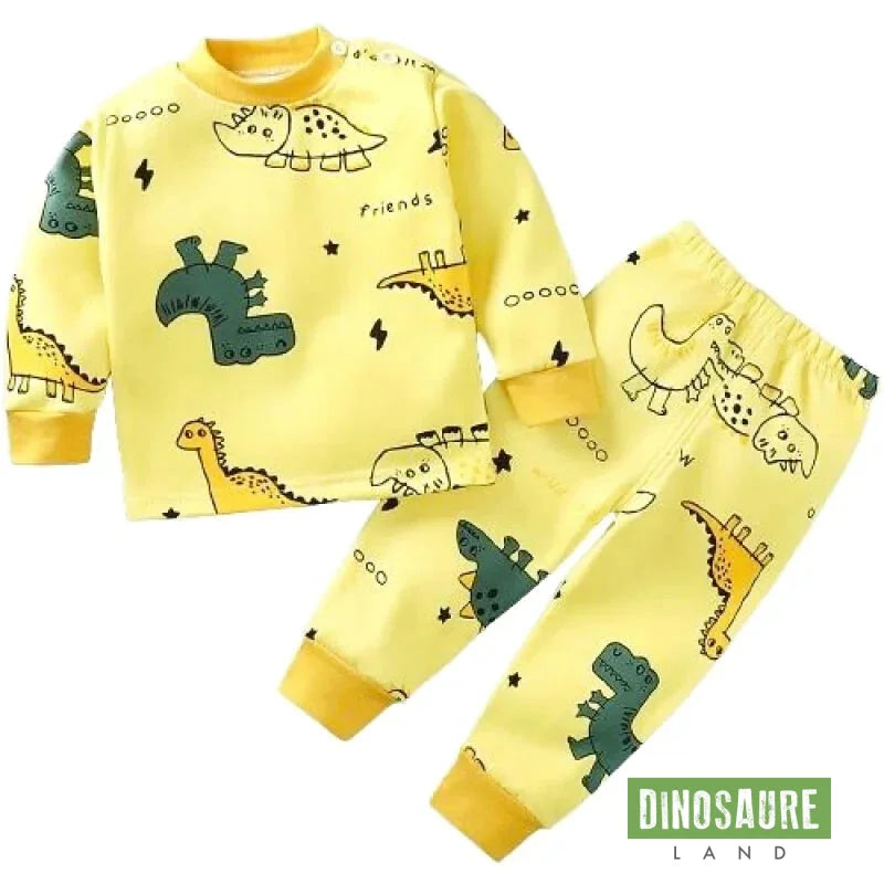 Pyjama Dinosaure Chaud Coton