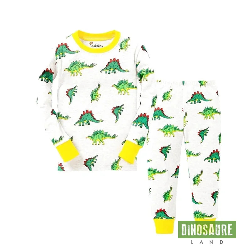Pyjama Dinosaure de Stégosaure (Coloré)