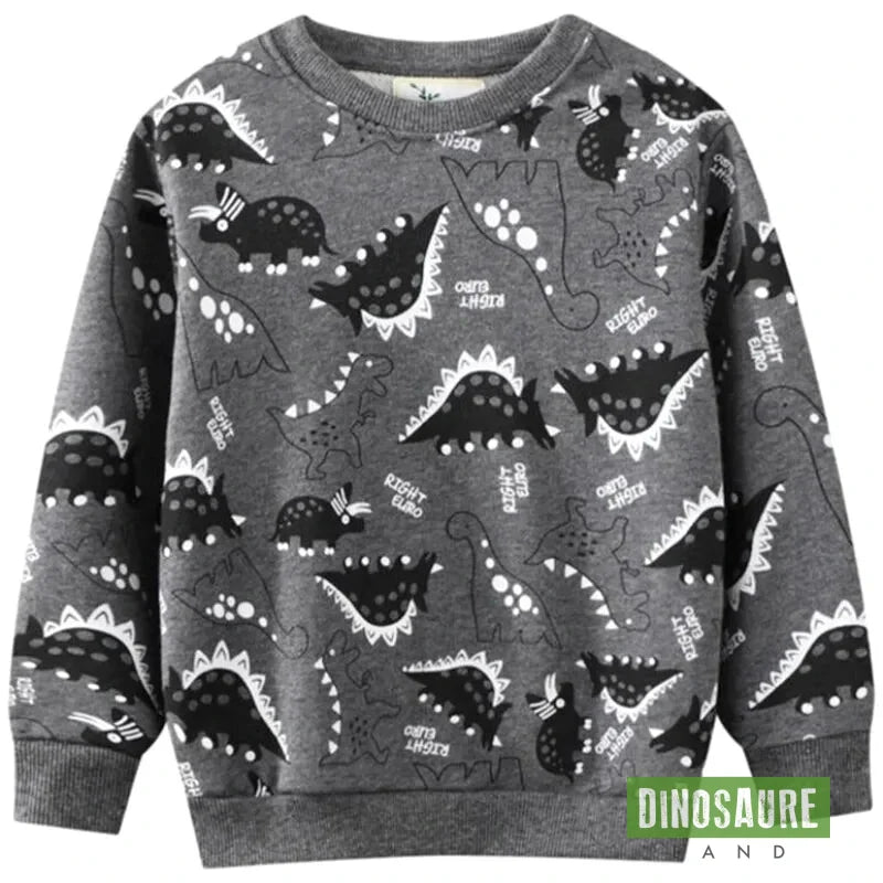 Pyjama Dinosaure Enfant Gris