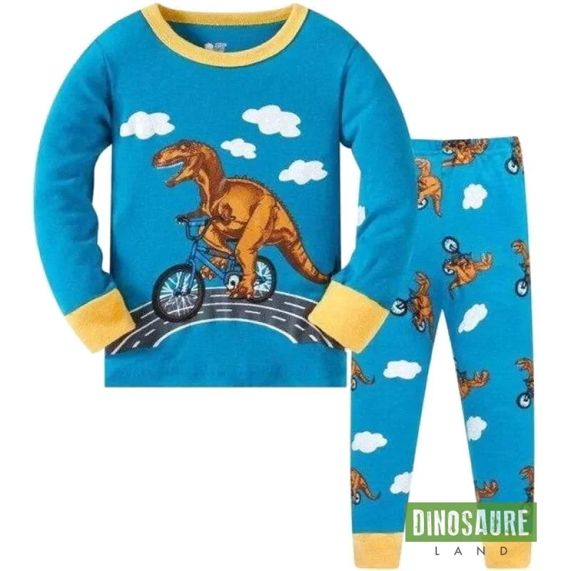 Pyjama Dinosaure Vélo
