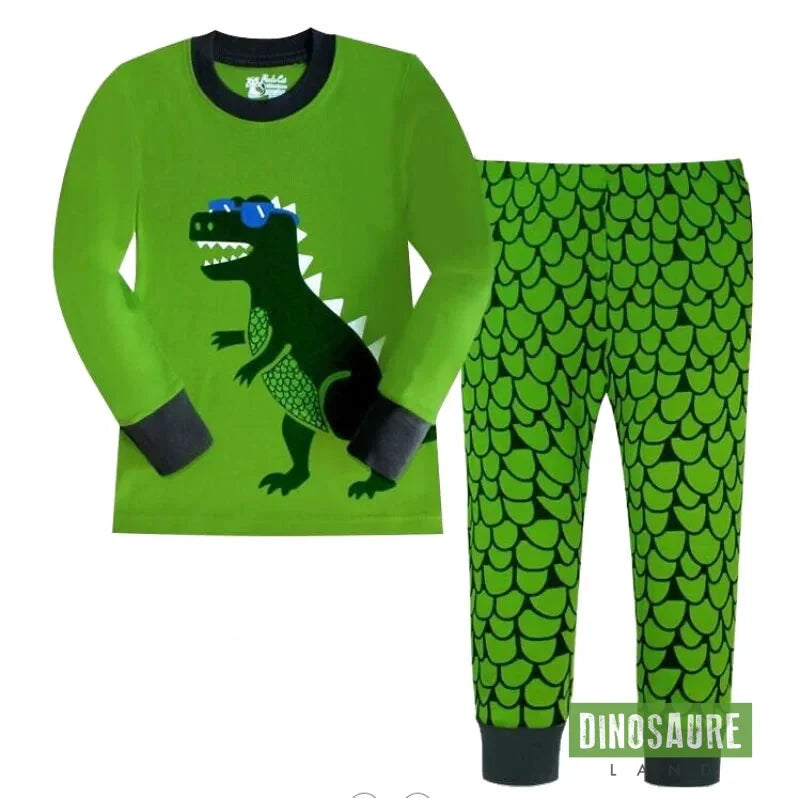 Pyjama Enfant T-Rex à Lunette