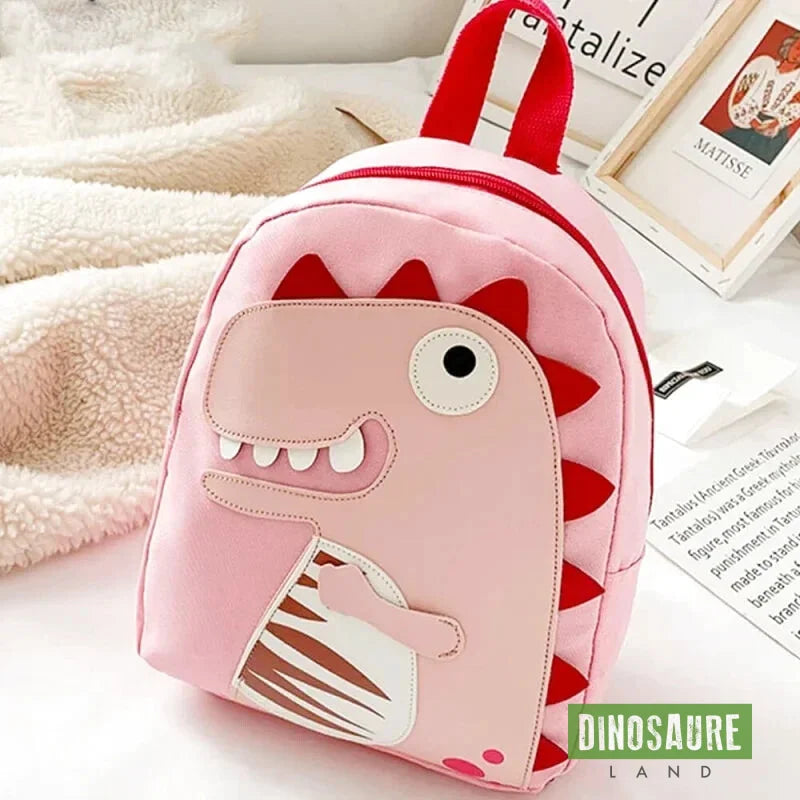 cartable dinosaure rose maternelle