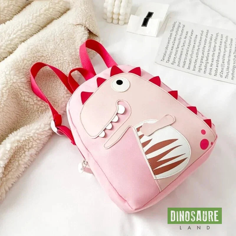 cartable dinosaure rose maternelle