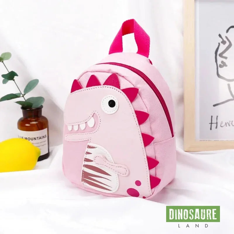 cartable dinosaure rose maternelle