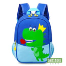 cartable dinosaure bleu
