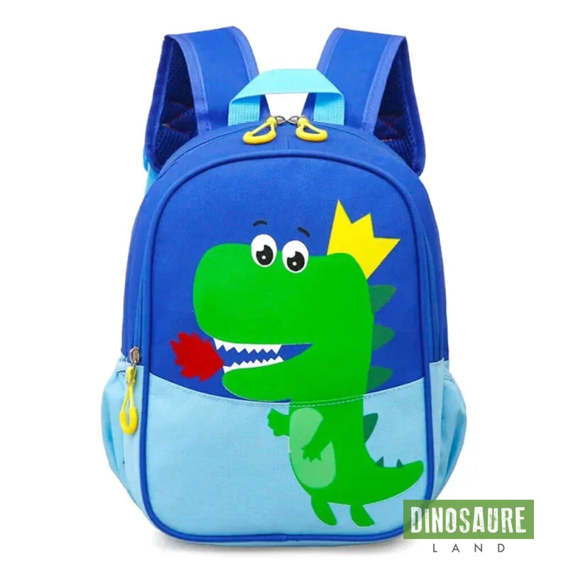 cartable dinosaure bleu