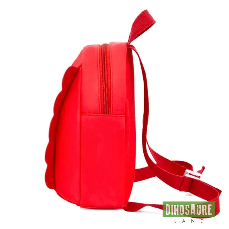 cartable sac dinosaure rouge