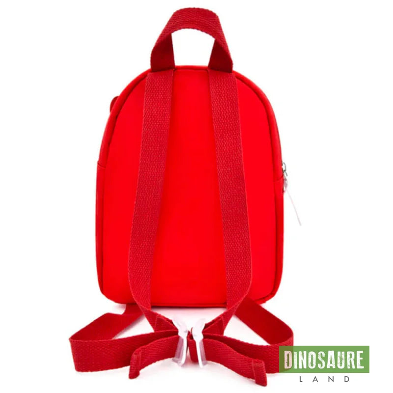 cartable sac dinosaure rouge