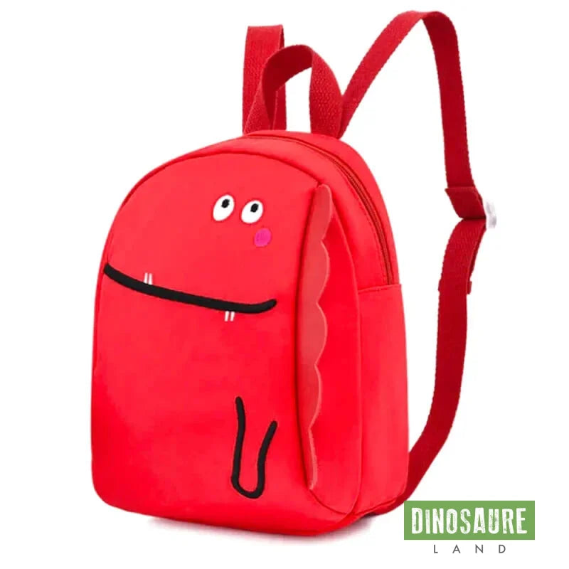 cartable sac dinosaure rouge