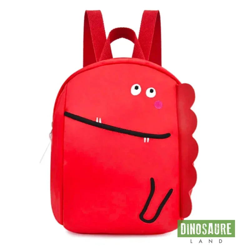 cartable sac dinosaure rouge