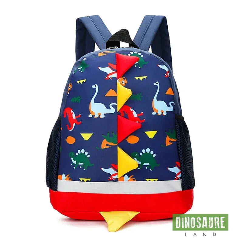 cartable sac a dos dinosaure maternelle bleu