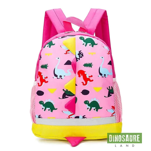 cartable sac a dos dinosaure maternelle rose