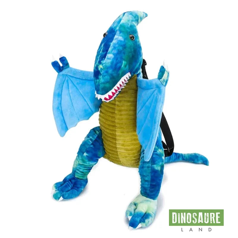 cartable sac a dos dinosaure pterodactyl bleu