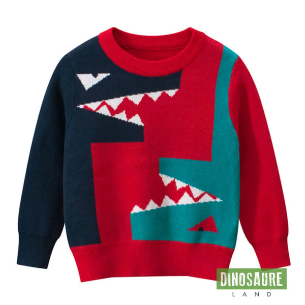 pull dinosaure t rex rouge