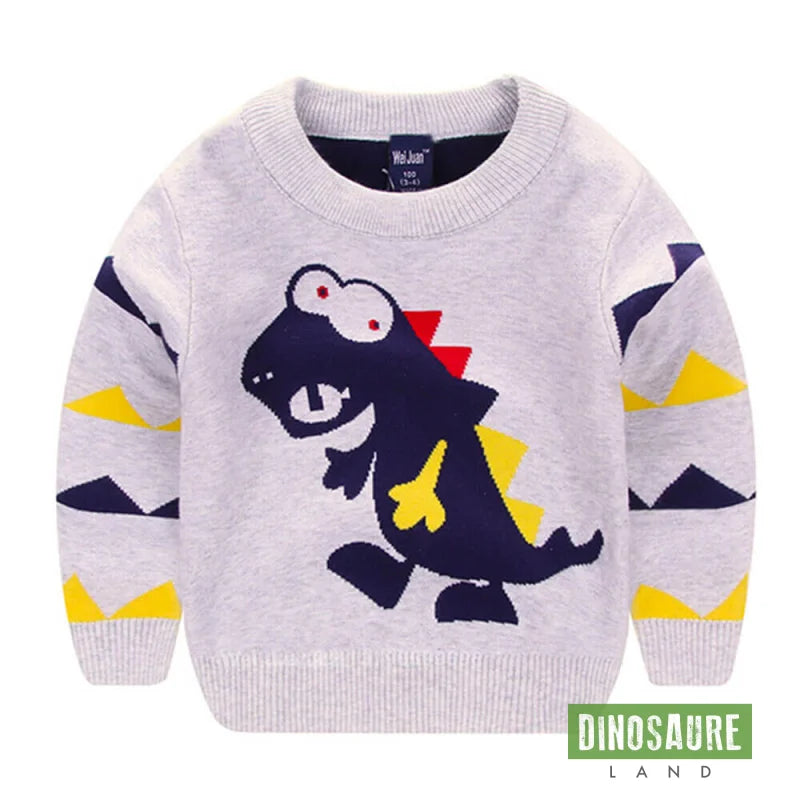 pull dinosaure t rex gris