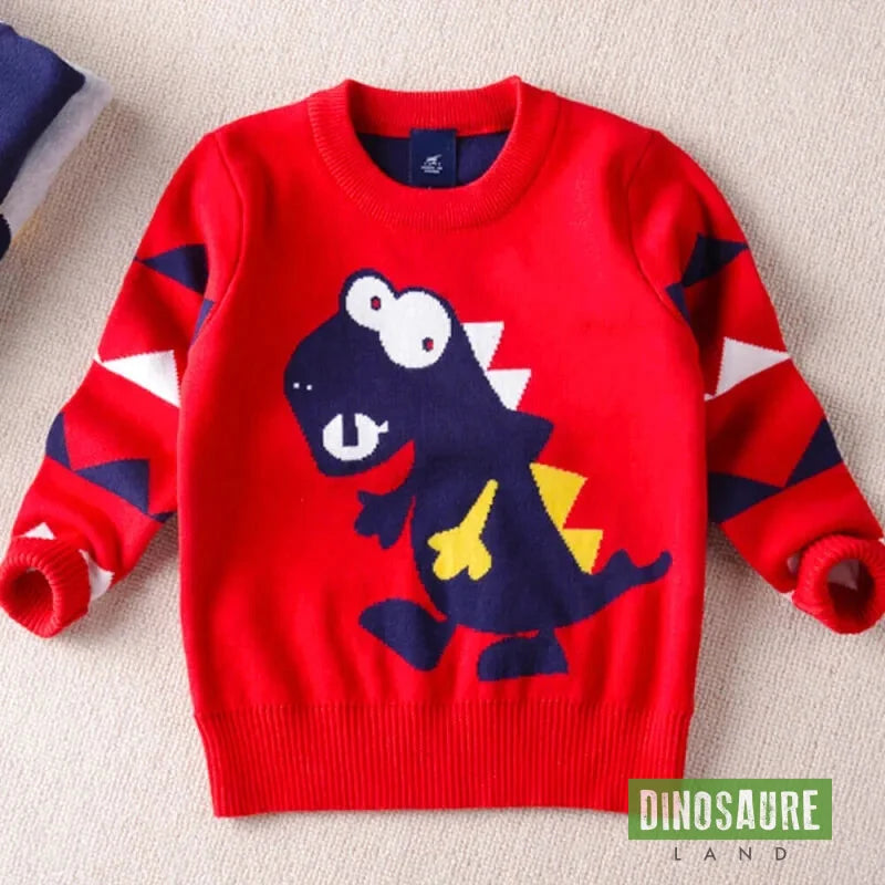 pull dinosaure t rex rouge