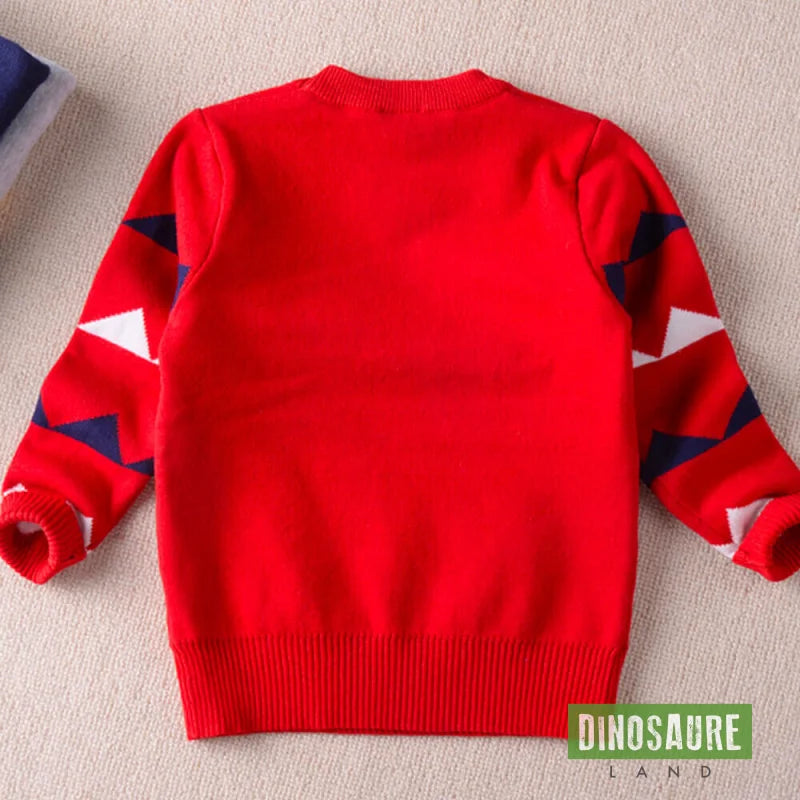 pull dinosaure t rex rouge